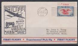 États-Unis FDC 1939 Vol Philippi West Virginia PA 24 Aéropostale - Republic (280 BC To 27 BC)