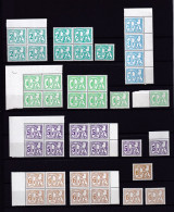 DT 997 -- Petit Ensemble De 82 Timbres-Taxe , Dont Blocs Et Bandes. - Timbres