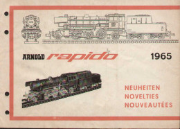 Catalogue ARNOLD RAPIDO Neuheiten 1965 N 9 MM - 1:160- En Français, Allemand Et Anglais - Zonder Classificatie