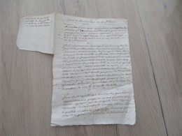 M45 Manuscrit Mémoire De Quelques Arrêts Du Conseil D'Etat De 1720 Au Sujet Des Billets De Banques - Manuscripten