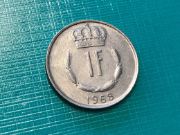 Münze Münzen Umlaufmünze Luxemburg 1 Franc 1968 - Luxembourg