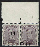 139 Paire Bdf  **  T1 LV 2 Tache Tempe  T2 Point Sous EL Et Sous C - 1901-1930