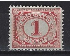 NVPH Nederland Netherlands Pays Bas Niederlande Holanda 51 MLH/ongebruikt Cijfer Cipher Cifre Cifro 1899 - Nuevos