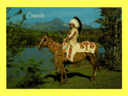 Canada - Indien Des Plaines, En Costumes Cérémonials - Frais Du Site Déduits - Postales Modernas