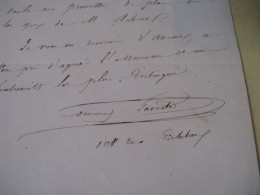 EDMOND SEVESTE Autographe Signé 1851 DIRECTEUR THEATRE DRAMATURGE COMEDIE-FRANCAISE - Schrijvers