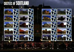 GREAT BRITAIN - 2009  CASTLES OF SCOTLAND  GENERIC SMILERS SHEET   PERFECT CONDITION - Fogli Completi