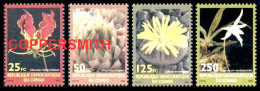 (108) Congo  Flora / Plants / Flowers / Fleurs / Blumen / 2002  ** / Mnh  Michel 1698-1701 - Otros & Sin Clasificación