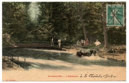 L'Abreuvoir. Carte Toilée - Goussainville