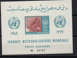 Afghanistan Journée Météorologique Mondiale 1963 XX - Afghanistan