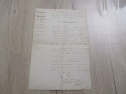 Da65 Pièce Signée Manuscrite  1849 Arrestation D'une Bande D'insurgés Espagnols Dans La Montagne De Sorède... - Manuscritos