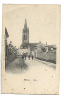 Boran-sur-Oise (60) : La Rue De L'église En 1910 (animé) PF. - Boran-sur-Oise