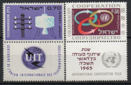 International Telecommunications Union - U.I.T. 1965 XX - Unused Stamps (with Tabs)