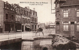 Merville - Rue De Béthune Et Pont Sur La Lys - Merville