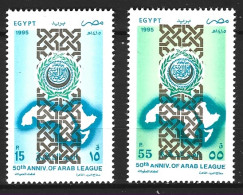 EGYPTE. N°1542-3 De 1995. Ligue Arabe. - Unused Stamps