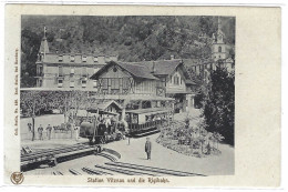 VITZNAU - Station Vitznau Und Die Rigibahn  - BELLE ANIAMTION - TRAM - TRAIN - Ed. Stolle, Bad Harzburg - Vitznau