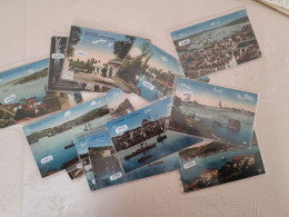 Lot De 13 Cartes Postales Anciennes Colorisées De Turquie - Turquie