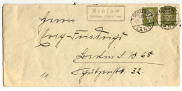 Landpoststempel Krolow, Schlawe (Pomm.) Land 1933 - Enveloppes