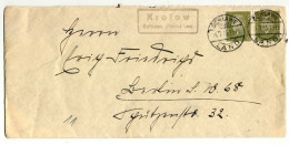 Landpoststempel Krolow, Schlawe (Pomm.) Land 1933 - Buste