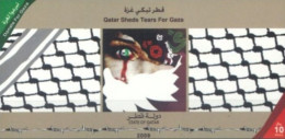 QATAR - 2009 - MINIATURE STAMP SHEET OF TEARS FOR GAZA, SG # MS1228, UMM (**). - Qatar
