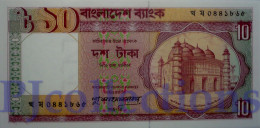 BANGLADESH 10 TAKA 1982 PICK 26c UNC - Bangladesch