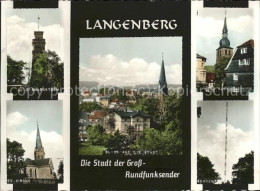 41503466 Langenberg Rheinland Bismarckturm Sendemast Kirche Langenberg - Velbert