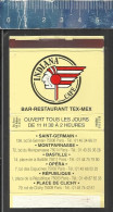 INDIANA CAFE BAR RESTAURANT TEX-MEX PARIS (INDIAN CHIEF BRAND) - MATCHBOX SKILLET FRANCE - Boites D'allumettes - Etiquettes