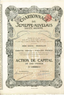 - Titre De 1910 - Charbonnage De Jemeppe-Auvelais - Société Anonyme - Déco - Mines