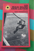 2 Livres: "Bérets Bruns En Corée" Et "Les Paras Belges Dans L'action"(Guerre / Histoire) - Paquete De Libros