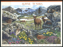 258 ETATS UNIS (USA) 2007 - Yvert 3983/92 Adhésif - Alpine Tundra Animaux Fleurs Rocher - Neuf (MNH) Sans Charniere - Ungebraucht