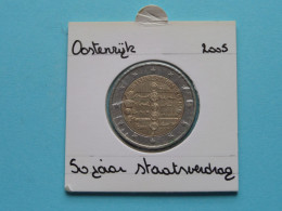 2005 - 2 Euro > 50 Jahre Staatsvertrag ( Zie/voir SCANS Voor Detail ) AUSTRIA - Oostenrijk / Autriche ! - Autriche