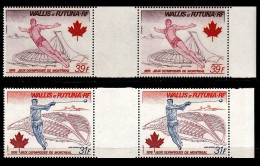 (074) Wallis + Futuna / 1976 / Sport / Montreal Olympics / Gutter Pairs  ** / Mnh  Michel 277-278 - Sonstige & Ohne Zuordnung