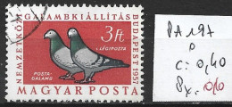 HONGRIE PA 197 Oblitéré Côte 0.40 € - Used Stamps
