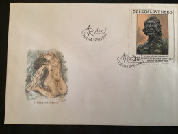 FDC 1990 Art  Yvert 2872 Saint Jean Baptiste Sculpture De Auguste Rodin - FDC