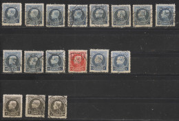 Lot De 17 Petits Montenez Perforés - 1909-34