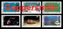 (073 EM) Wallis + Futuna / 1981 / Fauna / Marine Animals / Meerestiere  ** / Mnh  Michel 390-395 - Other & Unclassified