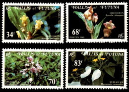 (057) Wallis + Futuna / Flora / Plants / Flowers / Orchids / Orchideen ** / Mnh  Michel 416-419 - Other & Unclassified