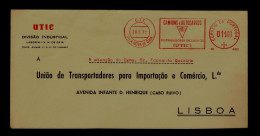 Gc8290 PORTUGAL EMA "AEC CAMIONS +BUS" /distribution Exclusiv (UTIC) Publicitary Cover Mailed LISBOA - Bussen