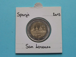 2013 - 2 Euro > SAN LORENZO ( Zie/voir SCANS Voor Detail ) ESPANA - Spain / Spanje ! - Spagna