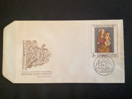 FDC 1968 Art  Yvert 1690 La Vierge Et L’enfant Bois Sculpté Du Maître Pavol De Levoca - FDC