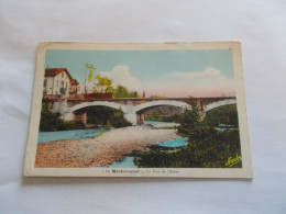 MAUBOURGUET ( 65 Hautes Pyrenees ) LE PONT DE L ECHEZ  ANIMEES  COLORISER CACHET MILITAIRE AU DOS - Maubourguet