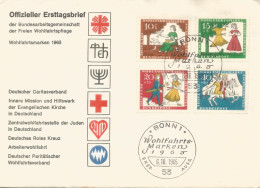 ALEMANIA BONN FDC CUENTOS INFANTILES TALE 1965 - Fairy Tales, Popular Stories & Legends