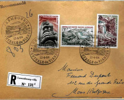 (Luxembourg) Pli RECOMMANDE De ‘LUXEMBOURG Vers MONS (17-4-64) - Stamped Stationery