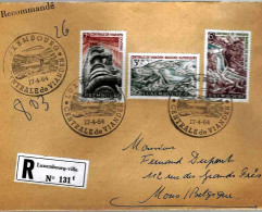 (Luxembourg) Pli RECOMMANDE De ‘LUXEMBOURG Vers MONS (17-4-64) - Entiers Postaux