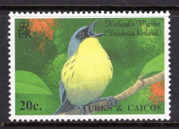 Turks & Caicos Islands 1990 Birds - 20c Warbler MNH (SG 1012) - Turks And Caicos