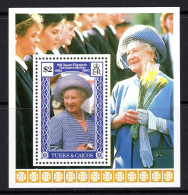 Turks & Caicos Islands 1990 90th Birthday Of Queen Elizabeth The Queen Mother MS MNH (SG MS1049) - Turks & Caicos (I. Turques Et Caïques)