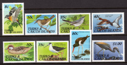Turks & Caicos Islands 1990 Birds Set MNH (SG 1050-1057) - Turks And Caicos