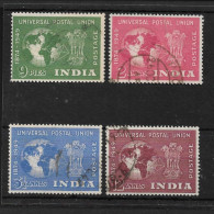 INDIA 1949 UPU SET FINE USED Cat £12 - Gebruikt