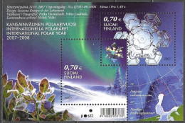 Finland Finnland Finlande Suomi 2007 Polar Year Polarjahr Michel Nr. Bl. 42 (1835-36) MNH ** Postfrisch Neuf - Blocks & Sheetlets