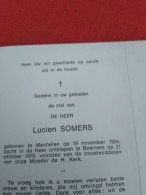 Doodsprentje Lucien Somers / Mechelen 19/11/1934 Beernem 21/10/1979 - Religion & Esotérisme