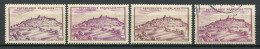 26160 FRANCE N°759** 5F Vézelay : Violet, Violet Vif, Lilas-brun + Lilas (normal)  1947  TB - Neufs